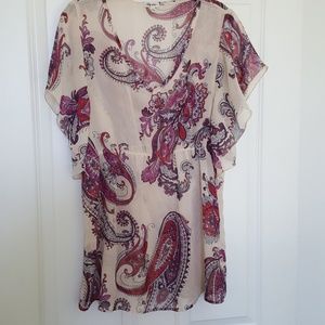 Sheer Paisley Blouse from Lily Star